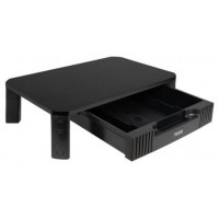 SOPORTE ELEVADOR PARA PORTATIL/MONITOR CON CAJON NEGRO TOOQ (Espera 4 dias)