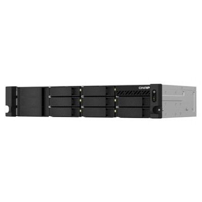 QNAP TS-864EU-RP-8G servidor de almacenamiento NAS Bastidor (2U) Ethernet Negro (Espera 4 dias)