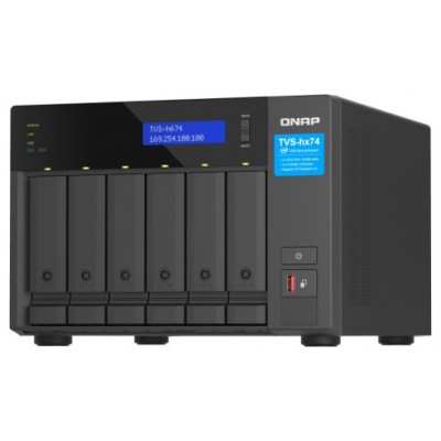 QNAP TVS-H674 NAS Torre Ethernet Negro i5-12400 (Espera 4 dias)