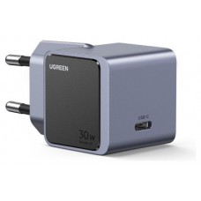 Ugreen Nexode S 30W USB-C GaN Fast Charger EU gray Teléfono móvil, Batería portátil, Teléfono Gris Corriente alterna Interior (Espera 4 dias) Ugreen Nexode S 30W USB-C GaN Fast Charger EU gray Teléfono móvil, Batería portátil, Teléfono Gris Corriente alterna Interior (Espera 4 dias)