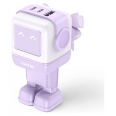 Ugreen Nexode RG 65W 3-Port GaN Ordenador port&aacute;til, Tel&eacute;fono m&oacute;vil, Rat&oacute;n, Port&aacute;til, Bater&iacute;a port&aacute;til, Tel&eacute;fono Rosa Corriente alterna Carga r&aacute;pida Interior (Espera 4 dias)