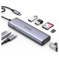 Ugreen 60515 base para port&aacute;til y replicador de puertos Al&aacute;mbrico USB 3.2 Gen 1 (3.1 Gen 1) Type-C Gris (Espera 4 dias)