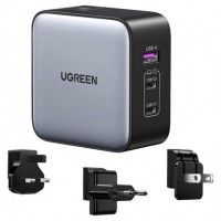 Ugreen 65W Nexode GaN Auriculares, Teléfono móvil, Portátil, Reloj inteligente, Tableta Gris USB Carga rápida Interior (Espera 4 dias) Ugreen 65W Nexode GaN Auriculares, Teléfono móvil, Portátil, Reloj inteligente, Tableta Gris USB Carga rápida Interior (Espera 4 dias)