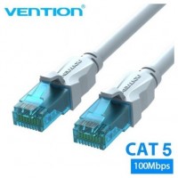 CABLE DE RED LATIGUILLO RJ45 CAT.5E UTP AWG26 20 M AZUL VENTION (Espera 4 dias)