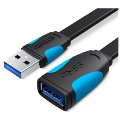 CABLE ALARGADOR USB 3.0 M/H 1 M NEGRO VENTION (Espera 4 dias)