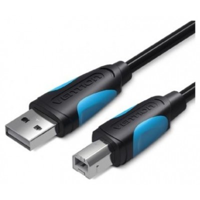 CABLE USB 2.0 MINI USB/M A USB TIPO-B/M 1 M NEGRO VENTION (Espera 4 dias)