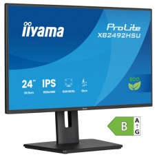 MONITOR IYAMA PROLITE XB2492HSU-B1, 61 CM (24"), 1080 X 1920 PIXELES, QUAD HD, LED, 3 MS, NEGRO (Espera 4 dias)