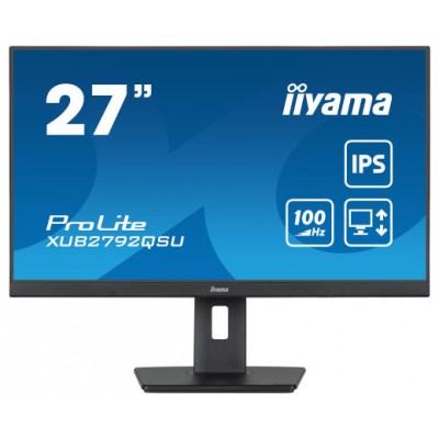 iiyama ProLite pantalla para PC 68,6 cm (27") 2560 x 1440 Pixeles Full HD LED Negro (Espera 4 dias)