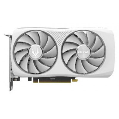 VGA ZOTAC RTX 4060 8GB TWIN EDGE OC WHITE EDITION,NV,RTX4060,GDDR6,8GB,128BIT,HDMI+3DP,RGB,2 VENTILADORES (ZT-D40600Q-10M) (Espera 4 dias)