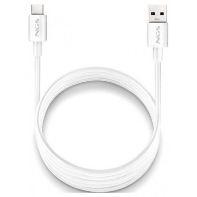 CABLE USB-A A USB-C ZYRO 15W 1 M BLANCO NGS (Espera 4 dias)